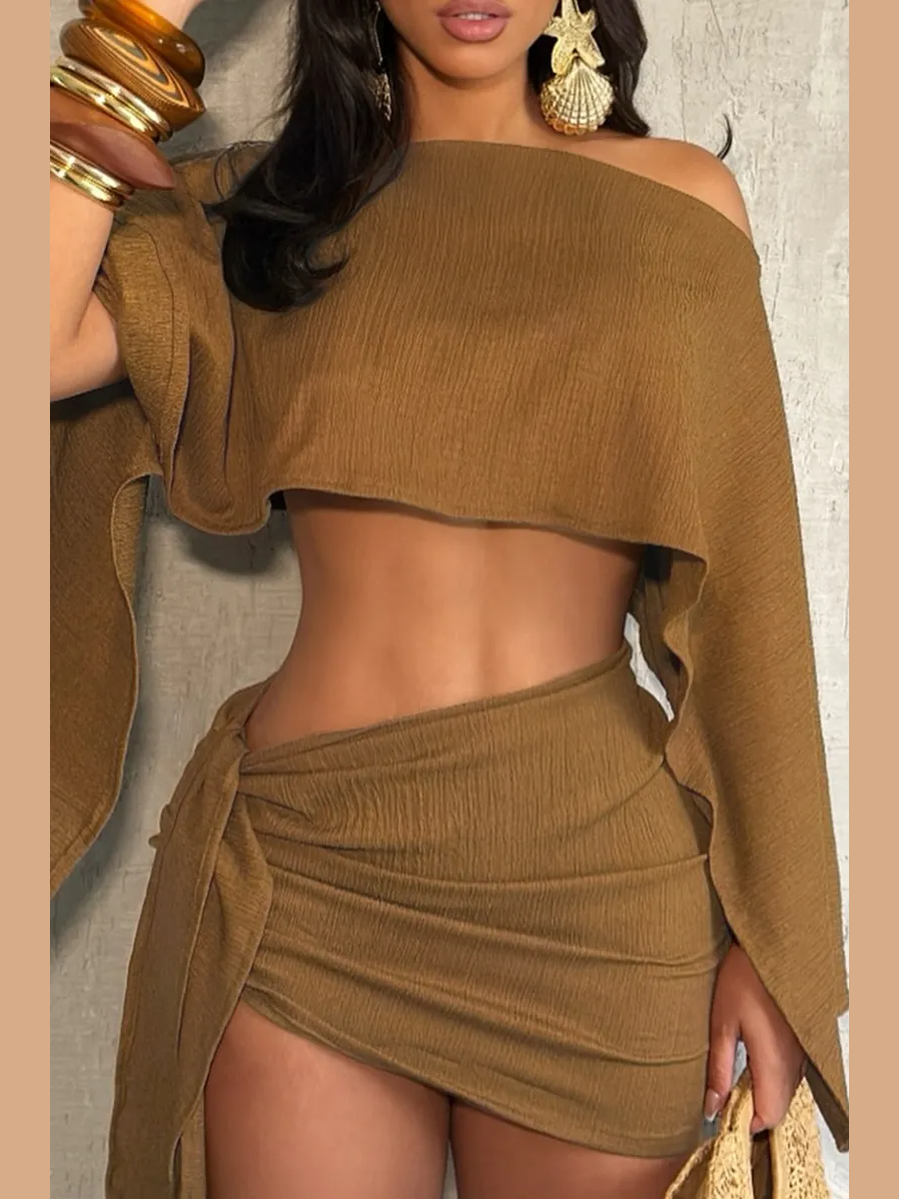 The Twist & Drape Skirt Set