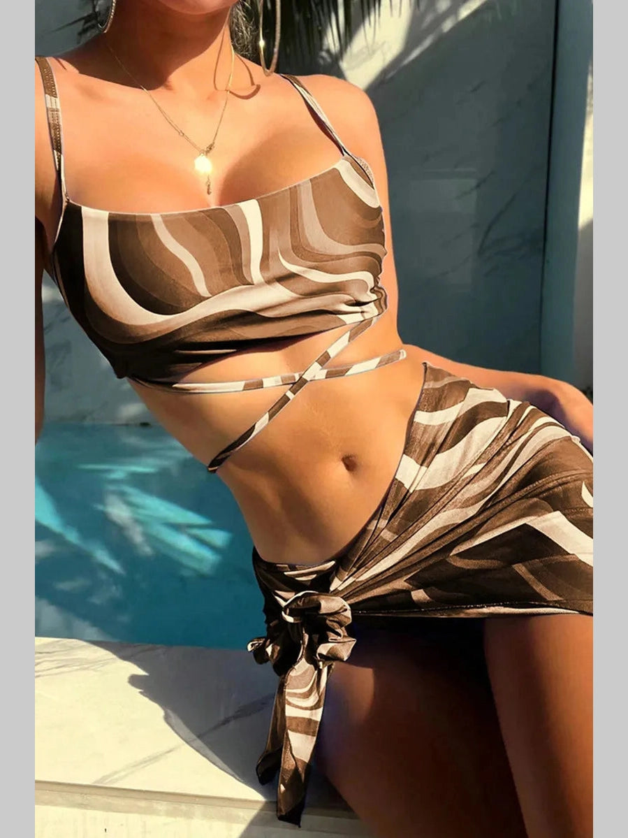 Tie It Cute 3-Piece Bikini Set