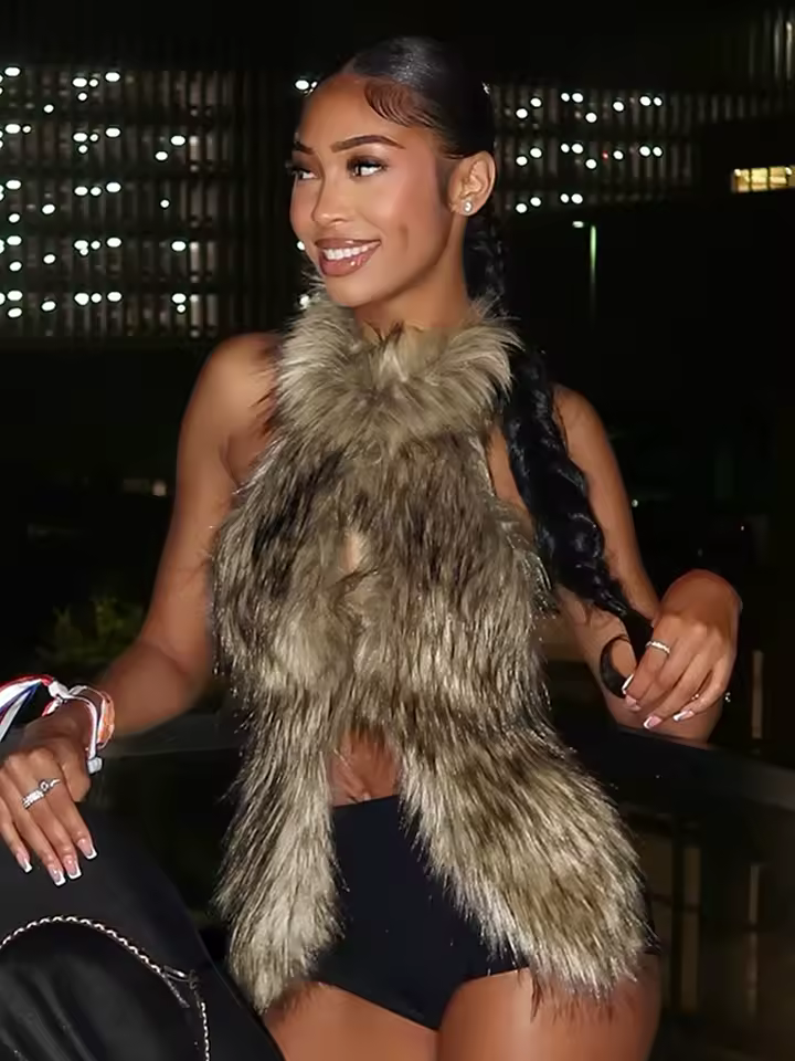 Velvet Vixen Faux Fur Top