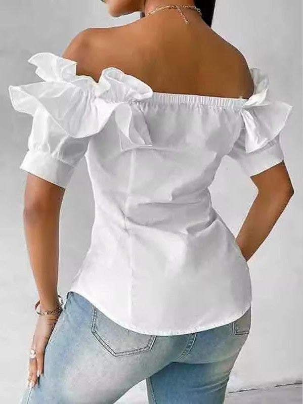 The Cascade Off‑Shoulder Top image 1