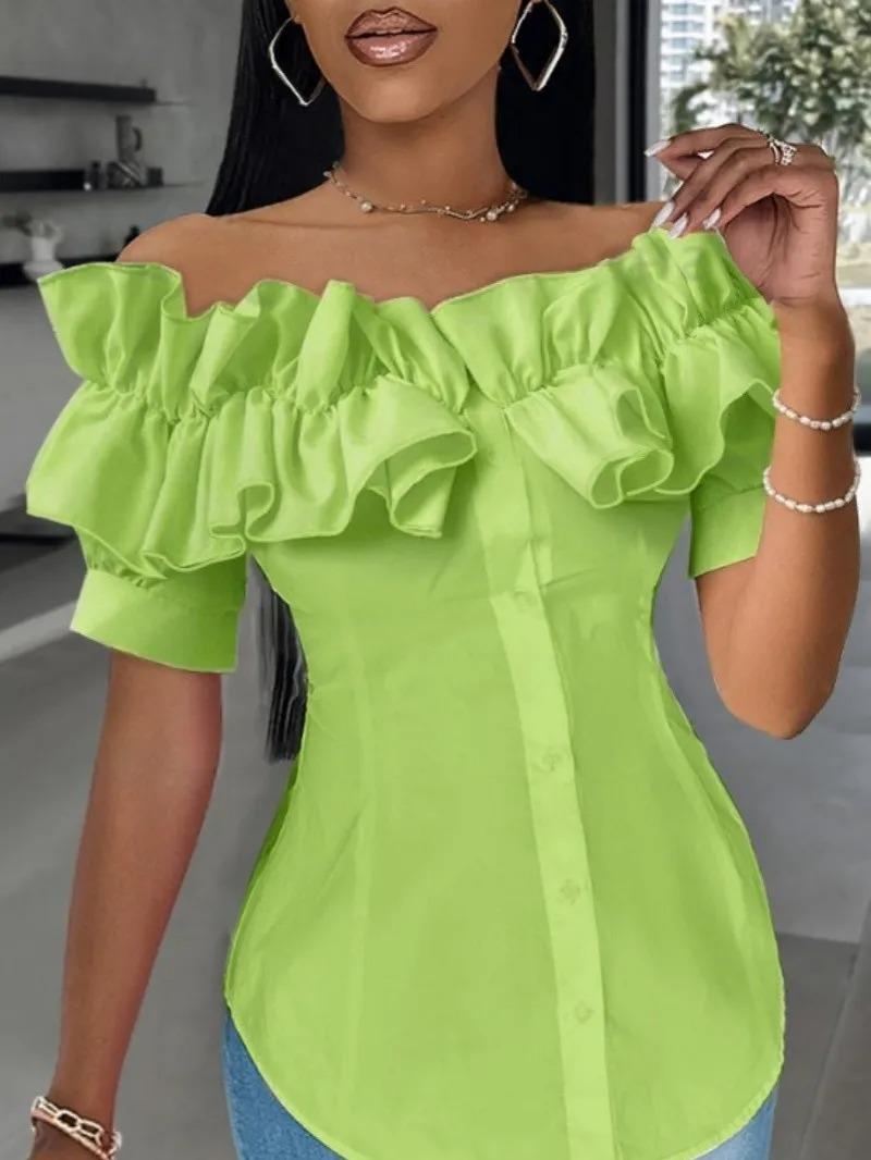 The Cascade Off‑Shoulder Top image 4