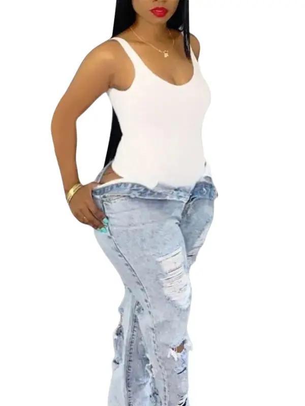 The Metro Rip Straight Jeans image 1