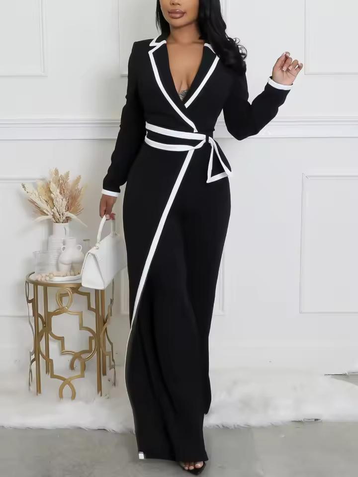 The Luxe Noir Jumpsuit image 1
