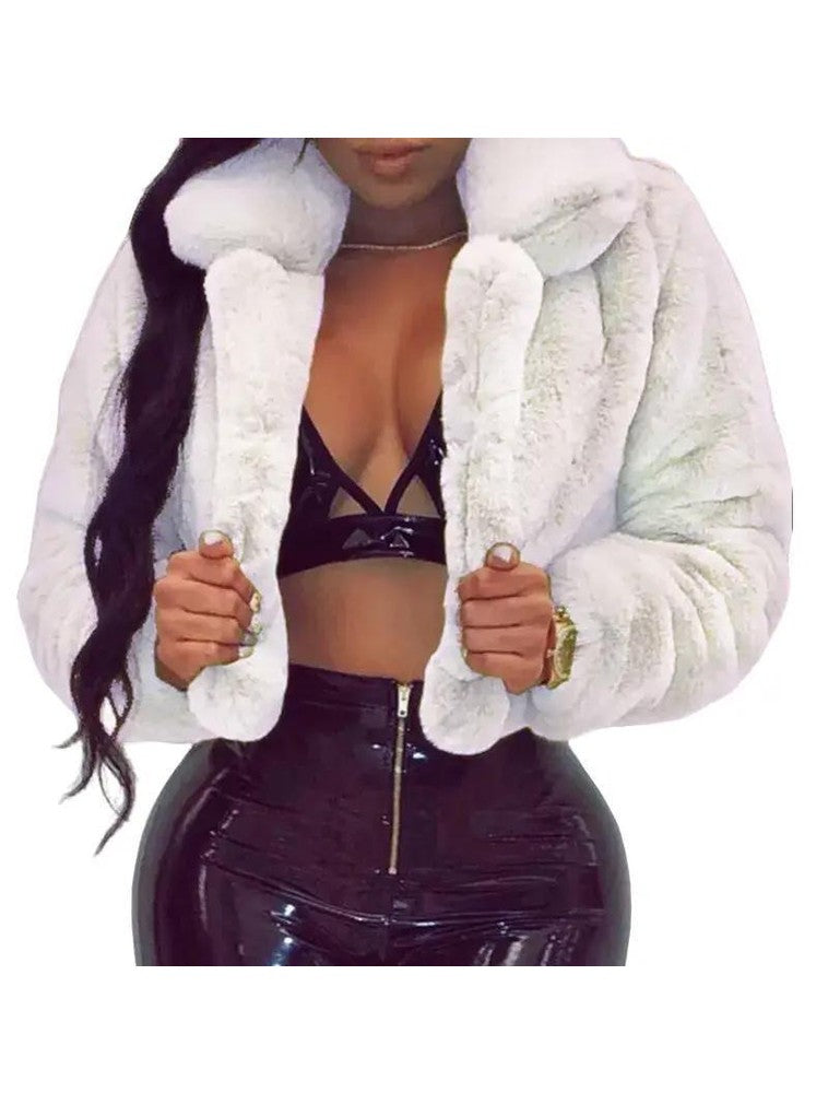 Furry Cropped Jacket image 0